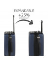 Set of 2/3 suitcases (Cabin, Medium and Large) Lisboa rigida with capacity of 97 L