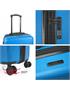 maleta cabina azul electrico