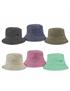 pack6 chapéus de pescador preto