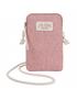 mini bolso bandolera rosa