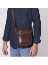 Lois Alvord sac à bandoulière en cuir verni pour hommes/femmes