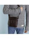 Borsa a tracolla Lois Sanford in pelle per donna/uomo in pelle
