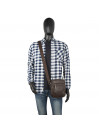 Lois Haltom sac messager homme/femme en éco-cuir