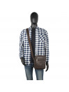 Borsa messenger Lois Haltom da uomo e da donna in ecopelle