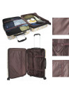 Medium suitcases Dkny-626D Deco Signature rigid with capacity of 69 L