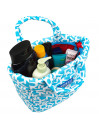 -640 Mini Tote Sign.Puffer Dkny -640 Signature Puffer