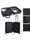 Dkny-911 Side Tracked Rigid Medium Suitcases With 100 L Capacity