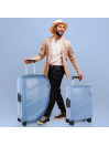 Set di 2/3 valigie (Cabin, Medium e Large) Orleans rigide/morbide con capacità di 90 L.