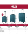 Bremen medium sized hard/soft suitcases with 90 L capacity