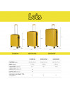 Medium Rigid Suitcase Lois Model Zion With Capacity Of 60L Color