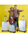 Medium Smiley rigid/soft suitcases with a capacity of 88 L