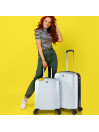 Medium Smiley rigid/soft suitcases with a capacity of 63 L