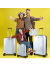 Valises rigides/souples Smiley moyennes d'une capacité de 88 L