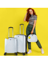Valises rigides/souples Smiley moyennes d'une capacité de 63 L