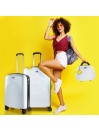 Valises rigides/souples Smiley moyennes d'une capacité de 88 L
