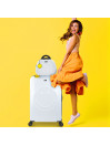 [Set Of 3 Suitcases (Cabin, Medium And Large)] L-Capable Rigid/Soft Smiley
