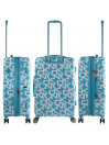Set Di 2/3 Valigie (Cabin, Medium E Large) Dkny-626 Signature Hardside Rigide Con Una Capacità Di 100 L.