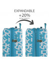 Set Di 2/3 Valigie (Cabin, Medium E Large) Dkny-626 Signature Hardside Rigide Con Una Capacità Di 100 L.