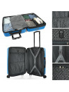 Lot De 2/3 Valises (Cabine, Medium Et Large) Lisboa Rigida Avec Une Capacité De 97 L