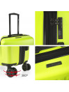 Luggage Set (Cabin, Medium And Large) Skapt Lisboa In Extendable Abs With Capacity Up To 200L