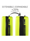 Luggage Set (Cabin, Medium And Large) Skapt Lisboa In Extendable Abs With Capacity Up To 200L