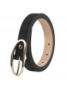 Cinto de couro genuíno 25mm Jaslen Belts Jaslen