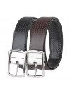 Reversible Belt 35Mm Genuine Women/Man Leather Jaslen in genuine leather