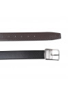 Reversible Belt 35Mm Genuine Women/Man Leather Jaslen in genuine leather