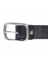 Lois men s belt in die-cut leather color