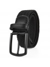 Cintura elastica in tessuto/pelle 35Mm Jaslen Belts