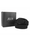 Elastischer Textil-/Ledergürtel 35Mm Jaslen Gürtel