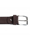 Ceinture Lois pour homme en cuir velours