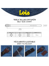 Damen Leder Gürtel Lois Farbe