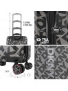 Set de 2/3 valises (Cabin, Medium et Large) Dkny-3100 Step & Repeat rigide d une capacité de L