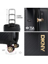 Dkny-3105 Metro valises moyennes rigides avec capacité L