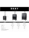 Set de 2/3 valises (Cabin, Medium et Large) Dkny-3108 Inline rigide avec capacité L