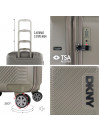Dkny-3105 Metro Rigid Medium Suitcases With Capacity L