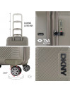 Set Of 2/3 Suitcases (Cabin, Medium And Large) Dkny-3105 Metro Rigid With Capacity Of L