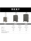 Set De 2/3 Valises (Cabin, Medium Et Large) Dkny-3105 Metro Rigide Avec Capacité De L