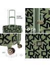 Set Of 2/3 Suitcases (Cabin, Medium And Large) Dkny-626D Deco Signature Rigid With Capacity Of L