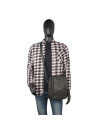 Leather shoulder bag leather Tablet holder for woman/man Lois Steens in leather