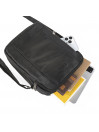 Leather shoulder bag leather Tablet holder for woman/man Lois Steens in leather
