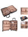 Set di 2/3 valigie (cabina, media e grande) Dkny-3103 Simply Put rigide con una capacità di L