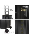 Dkny-1030 Linear rigid medium suitcases with a capacity of 97 L