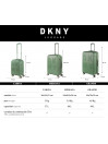 Set of 2/3 suitcases (Cabin, Medium and Large) Dkny-2004 Remix rigid with 98 L capacity