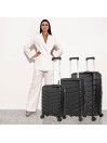 Medium rigid/soft suitcases with a capacity of L