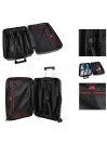 Medium rigid/soft suitcases with a capacity of L
