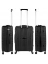 Crawley medium size rigid/soft suitcases with L capacity