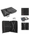 Set von 2/3 Koffern (Cabin, Medium und Large) Crawley starr/weich mit Kapazität von L