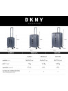 Dkny-1030 Valise Moyenne Rigide Linéaire D Une Capacité De 63 L